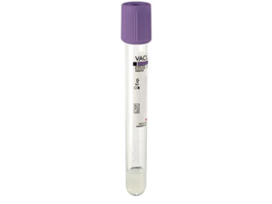 Prélèvement 7 - tube EDTA K2 et gel - bouchon violet